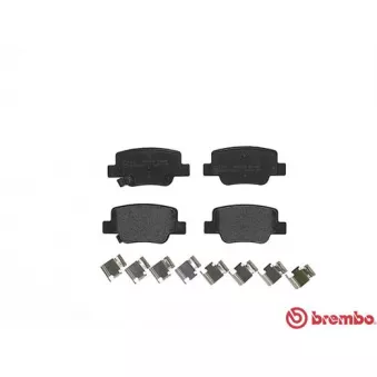 Jeu de 4 plaquettes de frein arrière BREMBO P 83 114
