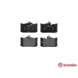 Jeu de 4 plaquettes de frein avant BREMBO P 83 131 - Visuel 1