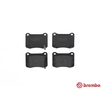Jeu de 4 plaquettes de frein arrière BREMBO P 83 134