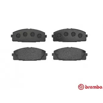 Jeu de 4 plaquettes de frein avant BREMBO P 83 139