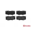 Jeu de 4 plaquettes de frein avant BREMBO P 83 140 - Visuel 1