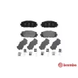 Jeu de 4 plaquettes de frein avant BREMBO P 83 141 - Visuel 1
