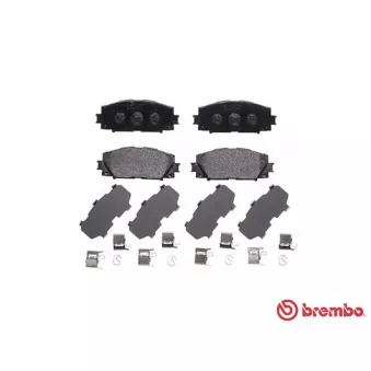 Jeu de 4 plaquettes de frein avant BREMBO P 83 141