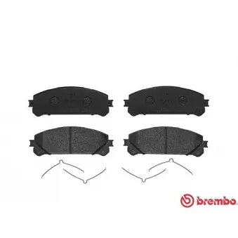 Jeu de 4 plaquettes de frein avant BREMBO P 83 145