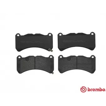 Jeu de 4 plaquettes de frein avant BREMBO