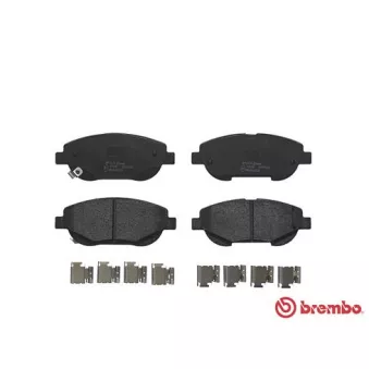 Jeu de 4 plaquettes de frein avant BREMBO P 83 148