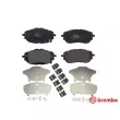 Jeu de 4 plaquettes de frein avant BREMBO P 83 150 - Visuel 1