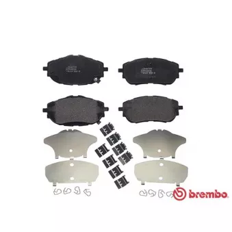 Jeu de 4 plaquettes de frein avant BREMBO P 83 150