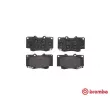 Jeu de 4 plaquettes de frein avant BREMBO P 83 151 - Visuel 1
