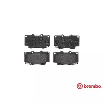 Jeu de 4 plaquettes de frein avant BREMBO P 83 151