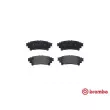 Jeu de 4 plaquettes de frein arrière BREMBO P 83 152 - Visuel 1