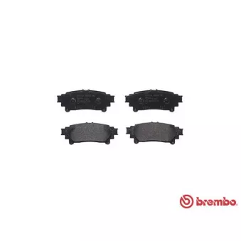Jeu de 4 plaquettes de frein arrière BREMBO P 83 152