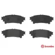 Jeu de 4 plaquettes de frein arrière BREMBO P 83 153 - Visuel 1