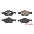 Jeu de 4 plaquettes de frein avant BREMBO P 83 159 - Visuel 1