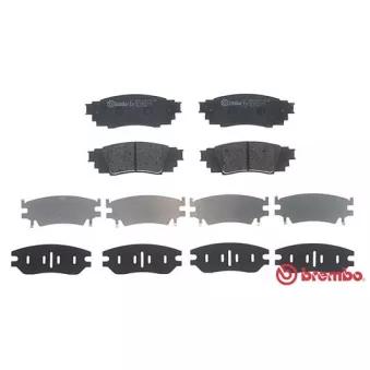 Jeu de 4 plaquettes de frein arrière BREMBO P 83 160