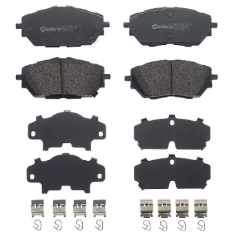 Jeu de 4 plaquettes de frein avant BREMBO P 83 171
