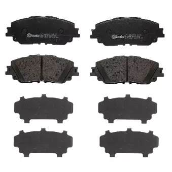 Jeu de 4 plaquettes de frein avant BREMBO P 83 172