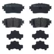 Jeu de 4 plaquettes de frein arrière BREMBO P 83 174 - Visuel 1