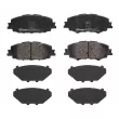 Jeu de 4 plaquettes de frein avant BREMBO P 83 175 - Visuel 1