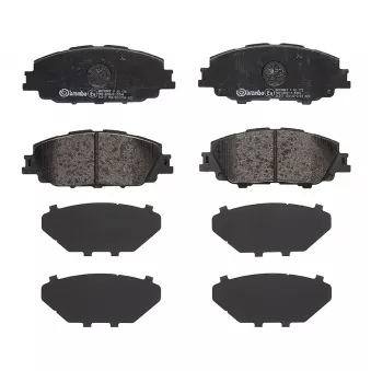 Jeu de 4 plaquettes de frein avant BREMBO P 83 175