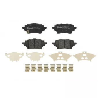 Jeu de 4 plaquettes de frein arrière BREMBO P 83 178