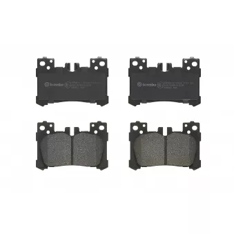 Jeu de 4 plaquettes de frein arrière BREMBO P 83 181