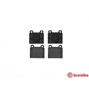 Jeu de 4 plaquettes de frein avant BREMBO P 85 002