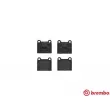 Jeu de 4 plaquettes de frein avant BREMBO P 85 003 - Visuel 1
