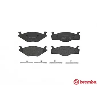 Jeu de 4 plaquettes de frein avant BREMBO P 85 005