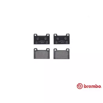 Jeu de 4 plaquettes de frein avant BREMBO P 85 006