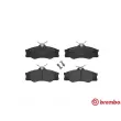 Jeu de 4 plaquettes de frein avant BREMBO P 85 008 - Visuel 1