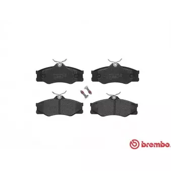 Jeu de 4 plaquettes de frein avant BREMBO P 85 008