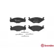 Jeu de 4 plaquettes de frein avant BREMBO P 85 012 - Visuel 1
