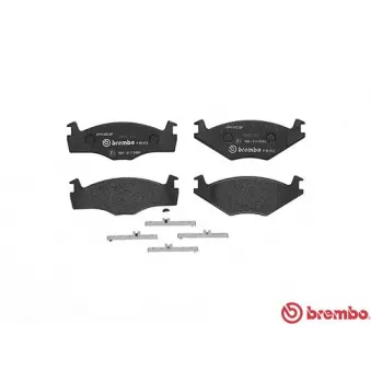 Jeu de 4 plaquettes de frein avant BREMBO P 85 012