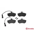 Jeu de 4 plaquettes de frein avant BREMBO P 85 016 - Visuel 1