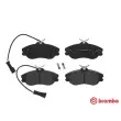 Jeu de 4 plaquettes de frein avant BREMBO P 85 018 - Visuel 1