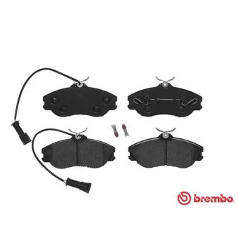 Jeu de 4 plaquettes de frein avant BREMBO P 85 018