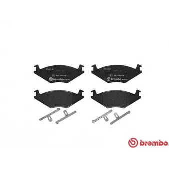 Jeu de 4 plaquettes de frein avant BREMBO P 85 019