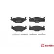 Jeu de 4 plaquettes de frein avant BREMBO P 85 024 - Visuel 1