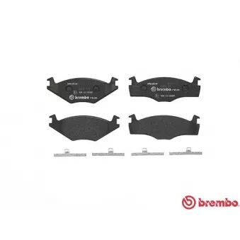 Jeu de 4 plaquettes de frein avant BREMBO P 85 024