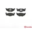 Jeu de 4 plaquettes de frein avant BREMBO P 85 025 - Visuel 1