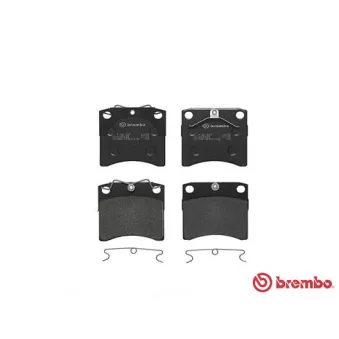 Jeu de 4 plaquettes de frein avant BREMBO P 85 027