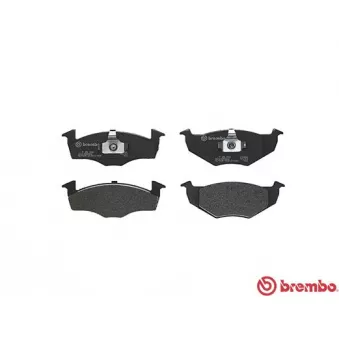 Jeu de 4 plaquettes de frein avant BREMBO P 85 030