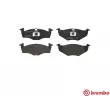 Jeu de 4 plaquettes de frein avant BREMBO P 85 031 - Visuel 1