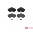 Jeu de 4 plaquettes de frein avant BREMBO P 85 032 - Visuel 1