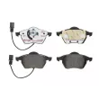 Jeu de 4 plaquettes de frein avant BREMBO P 85 037X - Visuel 1