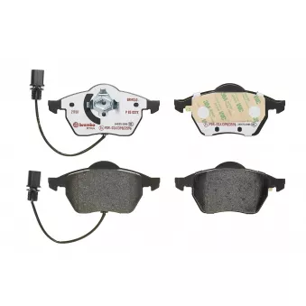 Jeu de 4 plaquettes de frein avant BREMBO P 85 037X