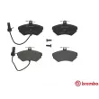 Jeu de 4 plaquettes de frein avant BREMBO P 85 044 - Visuel 1