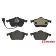 Jeu de 4 plaquettes de frein avant BREMBO P 85 045 - Visuel 1