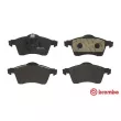 Jeu de 4 plaquettes de frein avant BREMBO P 85 047 - Visuel 1
